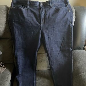 Silver plus size skinny Jean size 22